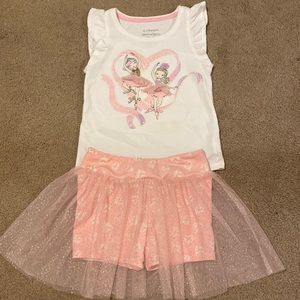 Girls tutu outfit